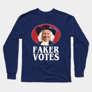 Faker Votes Joe Biden Election Long Sleeve T-Shirt